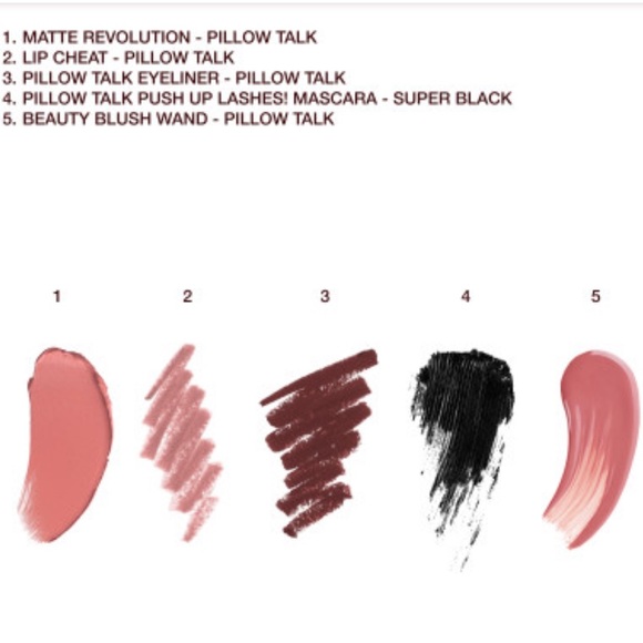 Gifted to GAB Charlotte Tilbury PILLOW TALK ON THE GO 5 Piece KIT & Keepsake Box - Picture 8 of 12